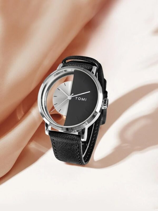 TOMI Unisex Watch Half Transparent