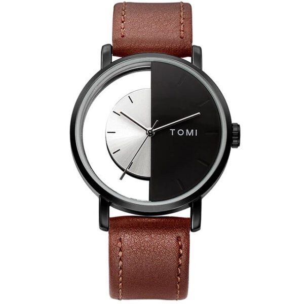 TOMI Unisex Watch Half Transparent