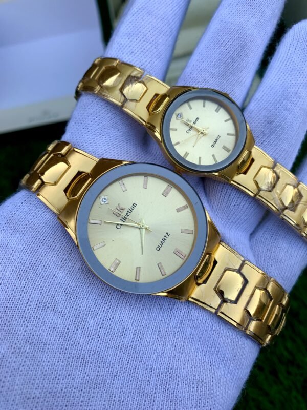 IK Collection Couple Watch AX023 Gold